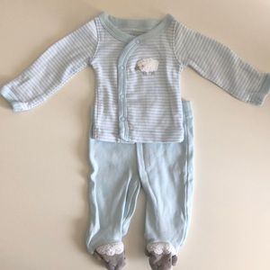 Preemie two piece sleeper